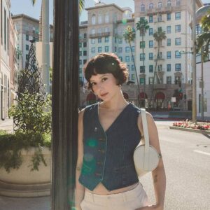Women's Bridgett Tailored Denim Vest